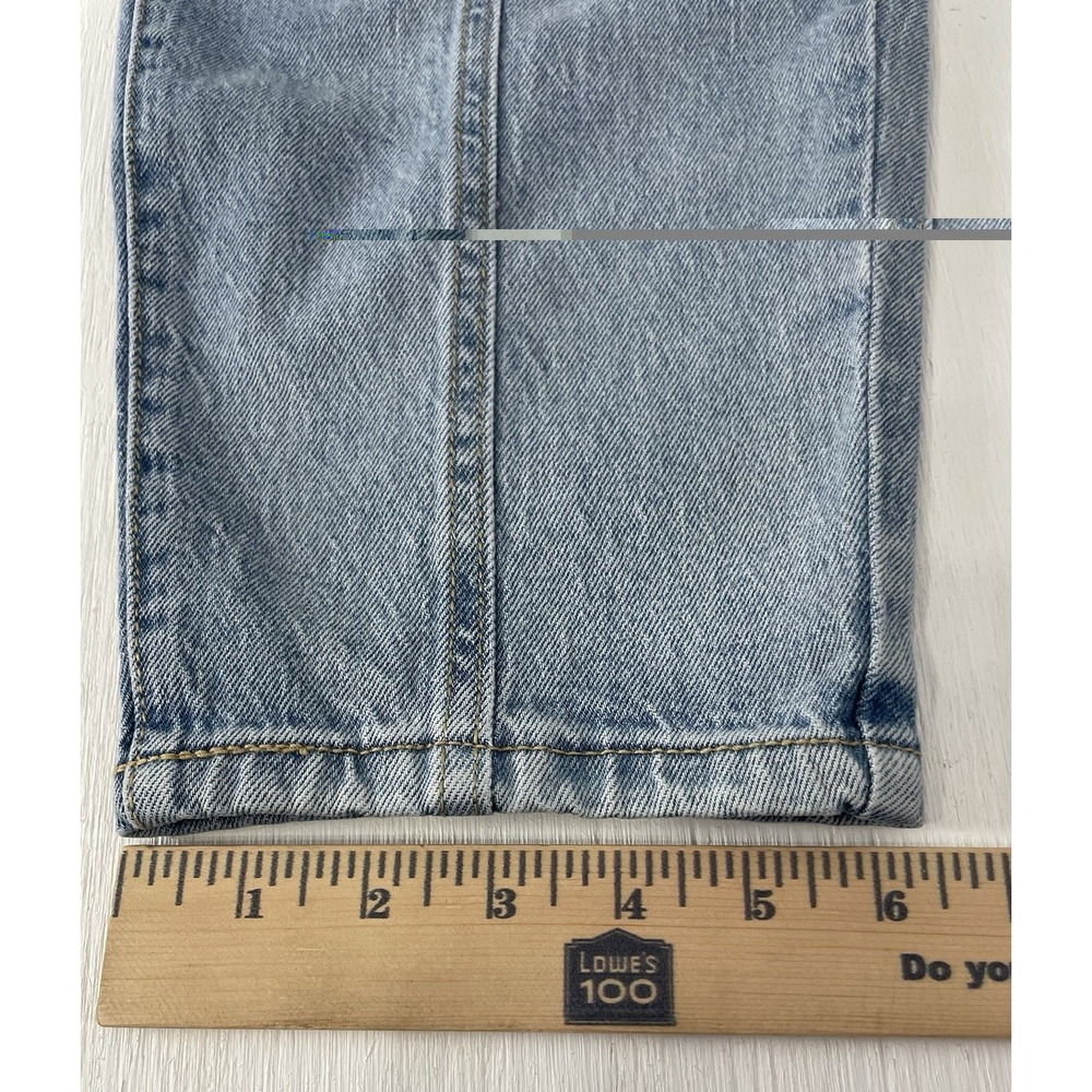 a new day barrel jeans blue denim cropped Women's Size 6 28R Soft Stretch FP - Picture 9 of 16